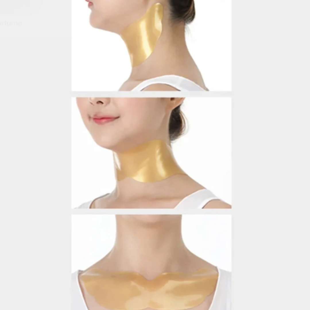 MASCHERA COREANA PER IL COLLO IN HYDROGEL ED ORO