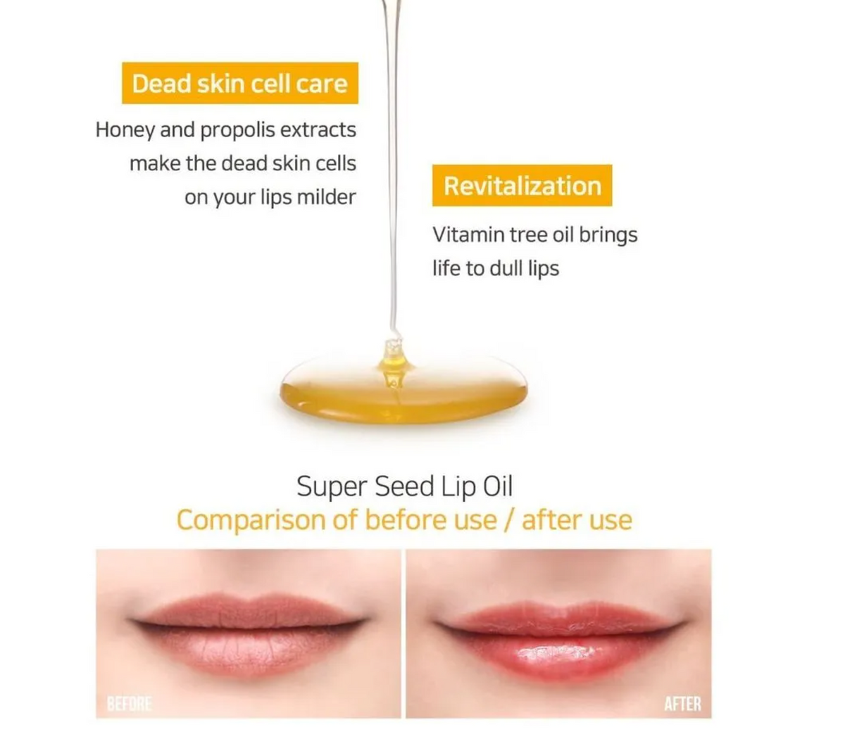 OLIO COREANO PER LABBRA NATURALE