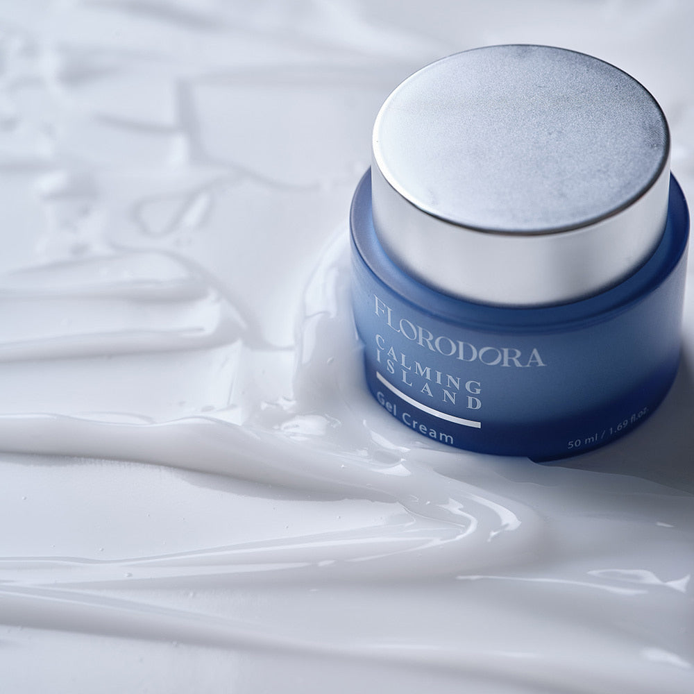 CALMING ISLAND BY FLORODORA - Crema viso gel idratante per pelli sensibili 50 ml