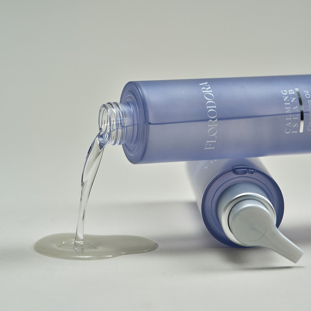 CALMING ISLAND BY FLORODORA - Detergente olio VEGANO per il viso effetto rinfrescante 150 m