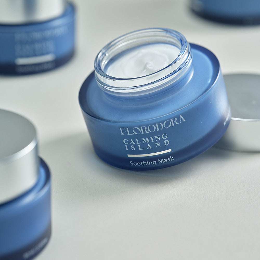 CALMING ISLAND BY FLORODORA - Crema per maschera notturna viso 80 ml