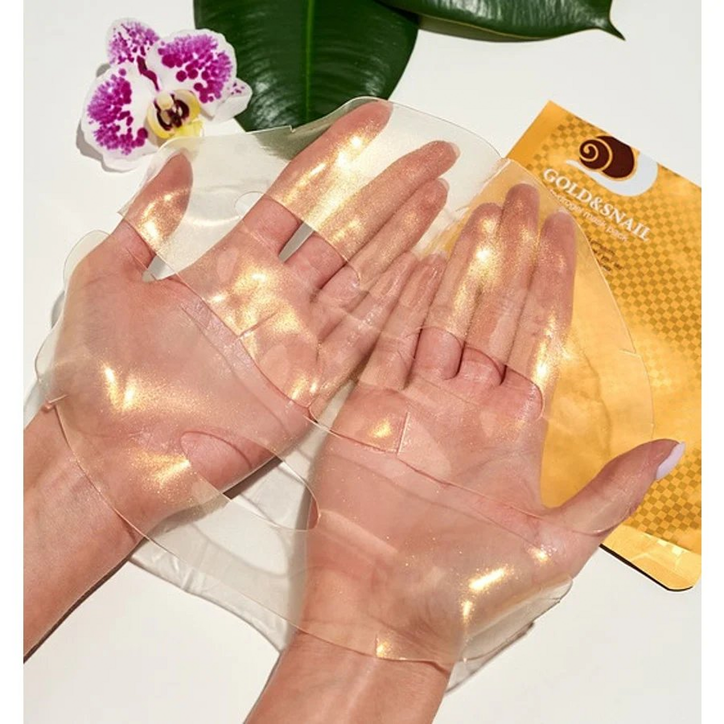 PETITFEE - Maschera viso hydrogel alla bava di lumaca 1 pz