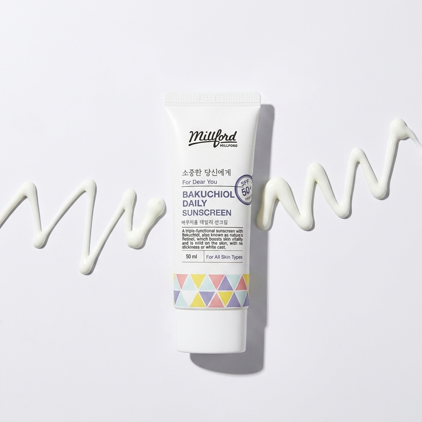 MILLFORD - Crema solare viso giornaliera SPF50+ 50ml