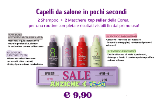 BEAUTY HAIR KIT COREANO PER LA CURA DEI CAPELLI