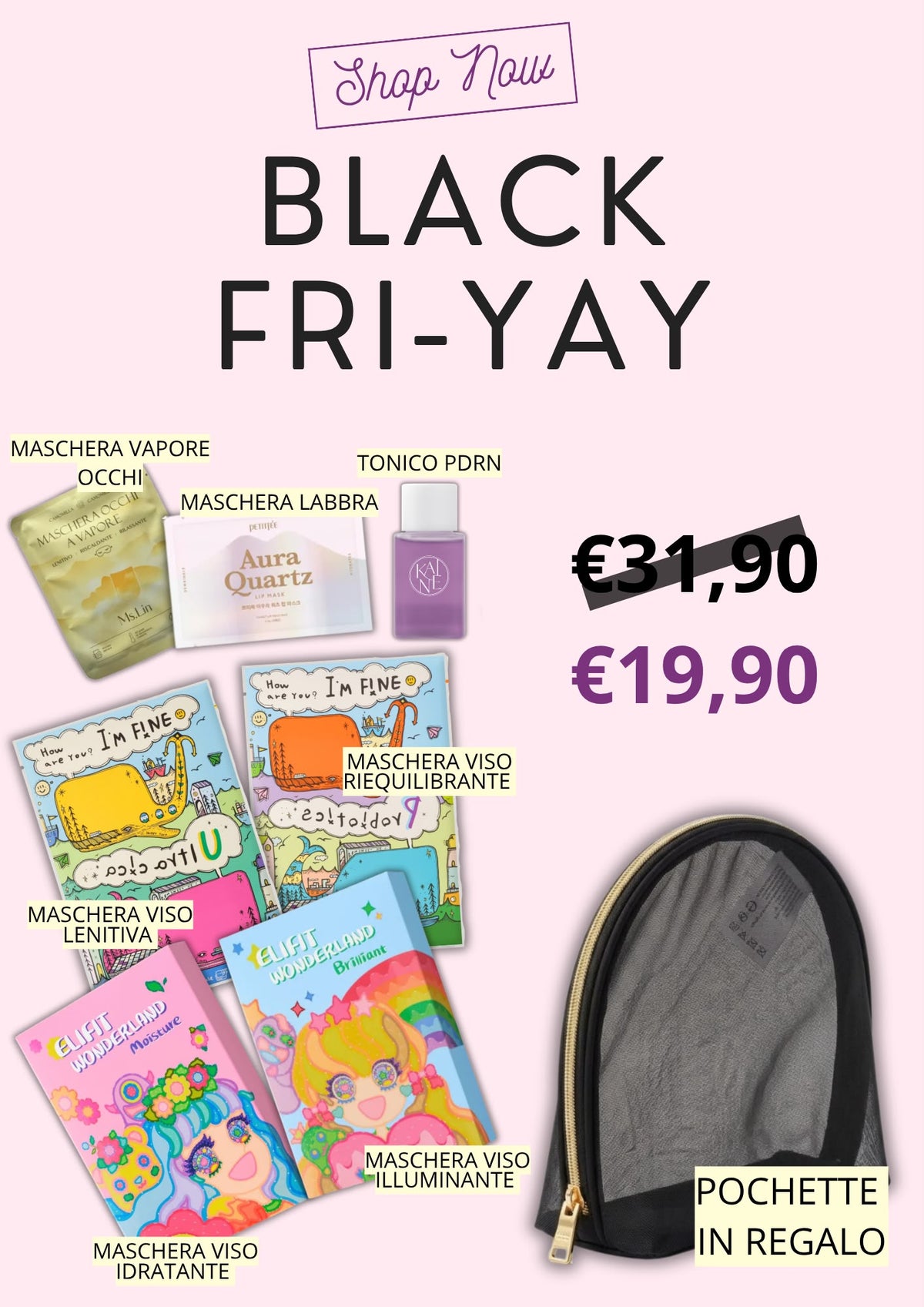 Promo Black Friday 2026 kit maschere