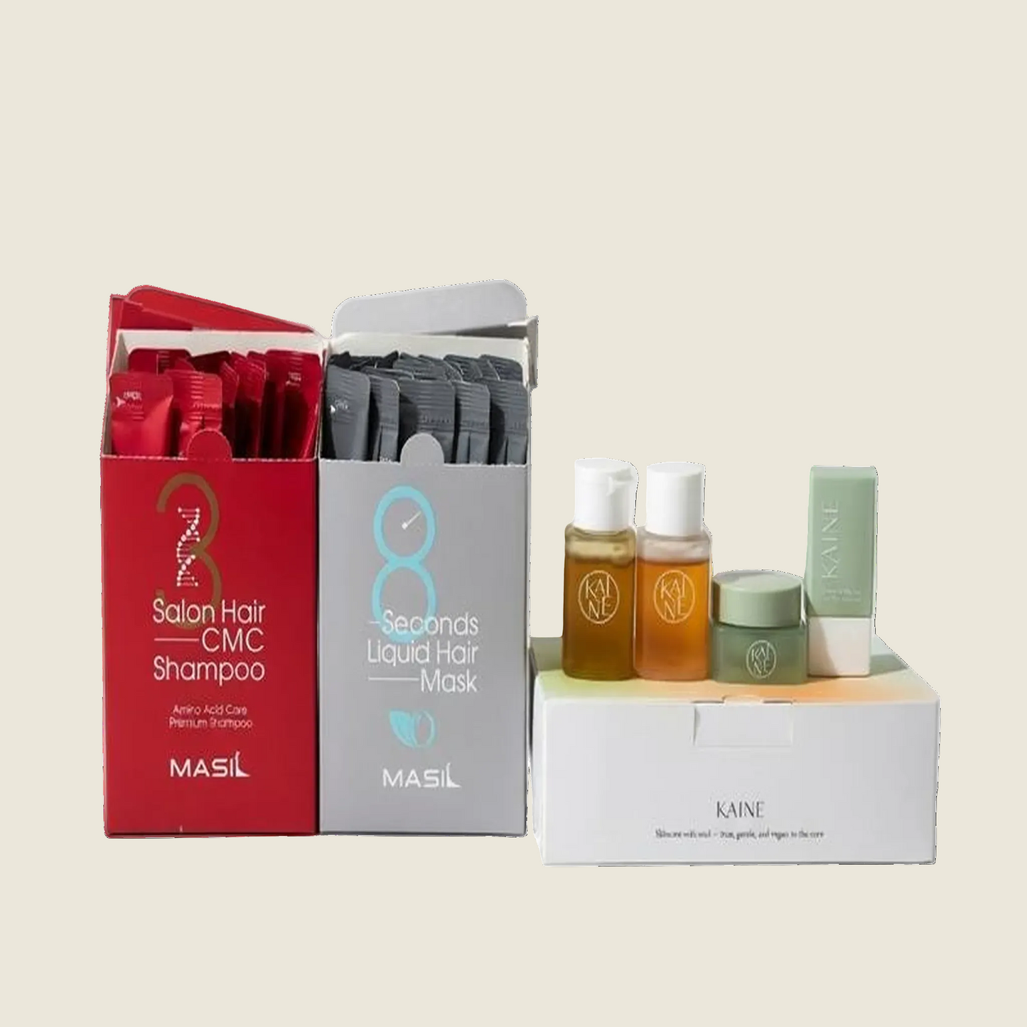 HAIR & TRAVEL KIT - Shampoo & Maschera per capelli + Kit Travel