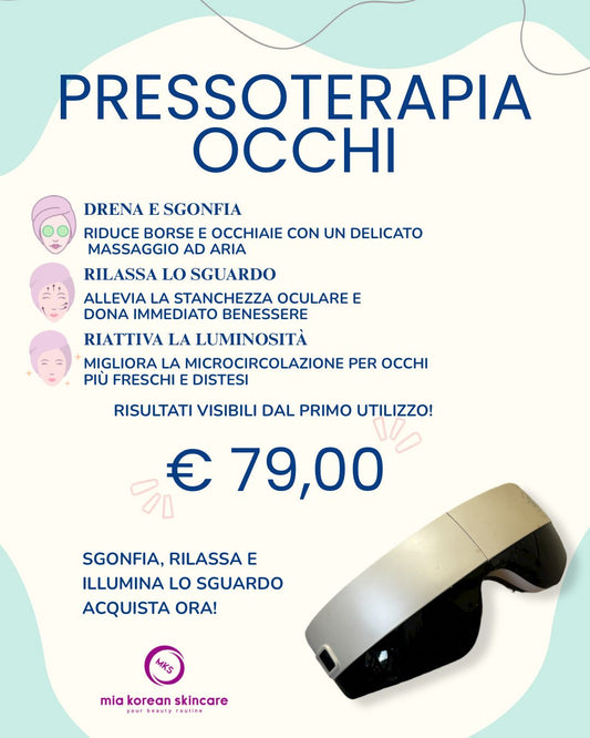 MASCHERA PER PRESSOTERAPIA OCULARE