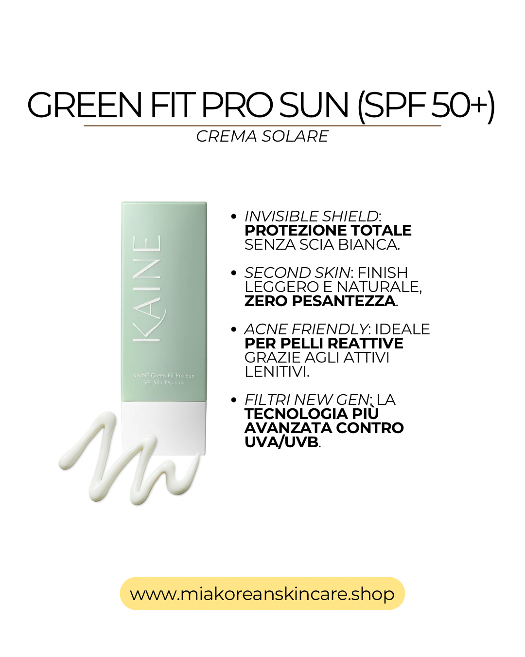 KAINE - Crema protezione solare SPF50+ 55 ml