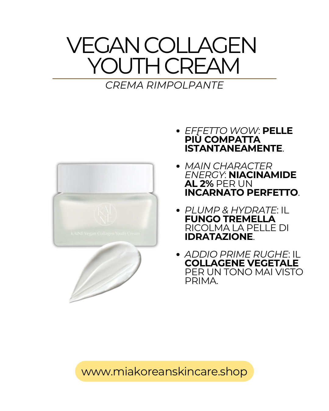 KAINE - Crema viso antiage collagene 50 ml