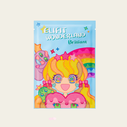 ELIFIT WONDERLAND - Maschera viso in tessuto con collagen BRILLIANT 1 pz