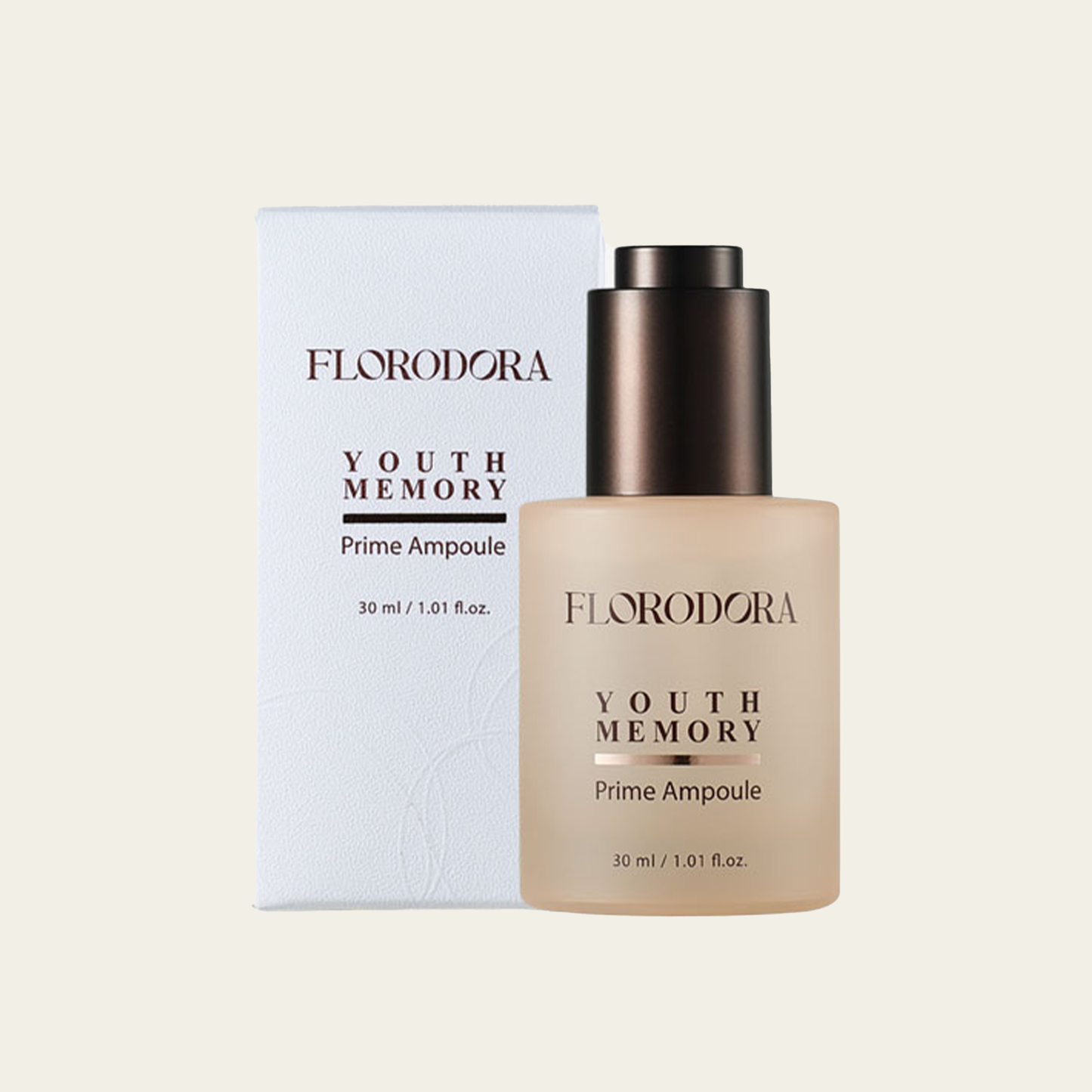 YOUTH MEMORY BY FLORODORA - Siero viso antiage TRI PEPTIDE-5 e proteine vegetali 30 ml