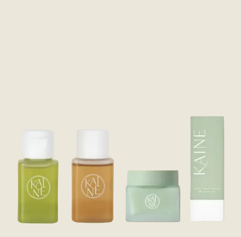 KAINE TRAVEL KIT: DETERGENTE, TONICO, CREMA VISO E SOLARE