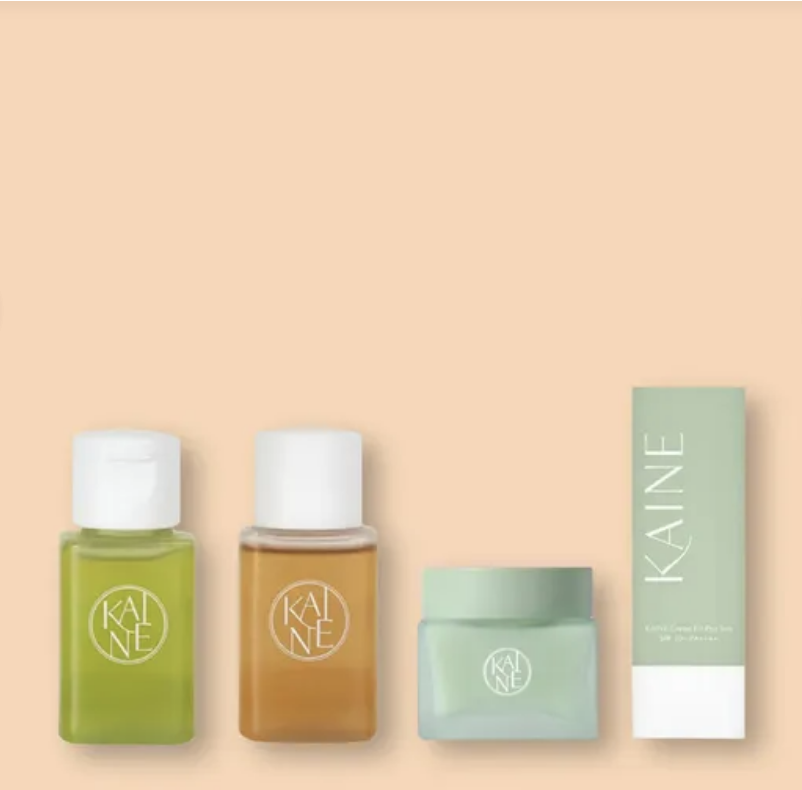 KAINE TRAVEL KIT: DETERGENTE, TONICO, CREMA VISO E SOLARE