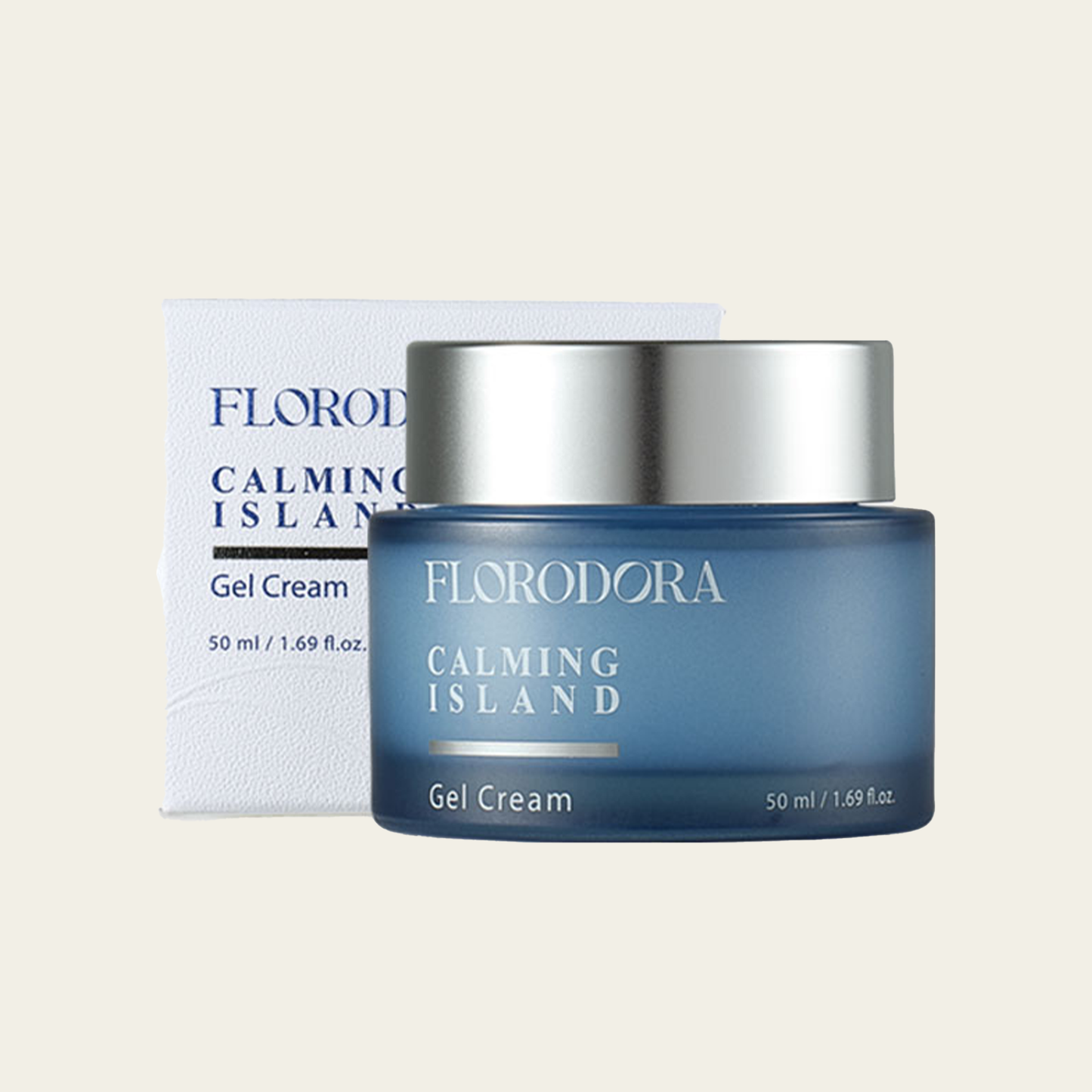 CALMING ISLAND BY FLORODORA - Crema viso gel idratante per pelli sensibili 50 ml