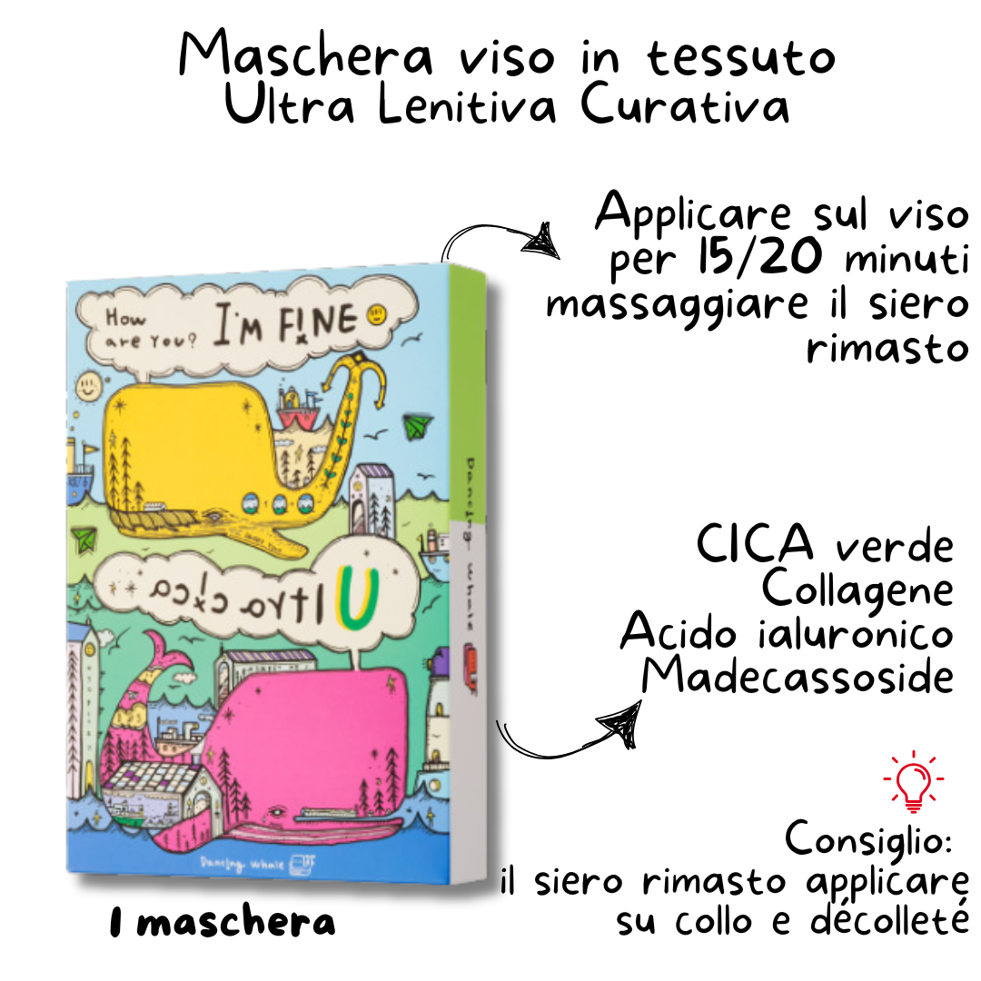 INDICAZIONI UTILIZZO MASCHERA COREANA VISO ULTRA CICA IN TESSUTO