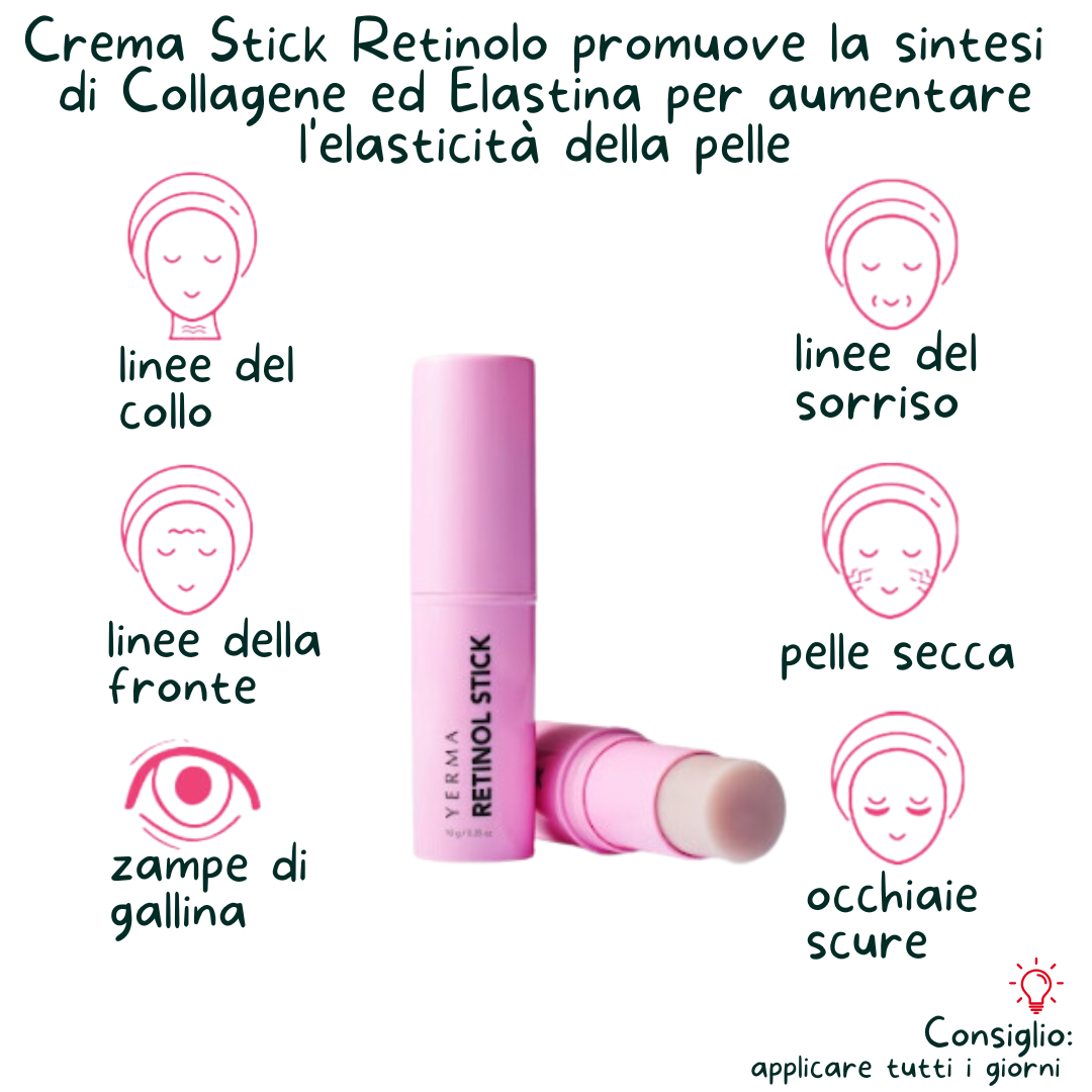 INDICAZIONI UTILIZZO STICK COREANO VISO E LABBRA AL RETINOLO