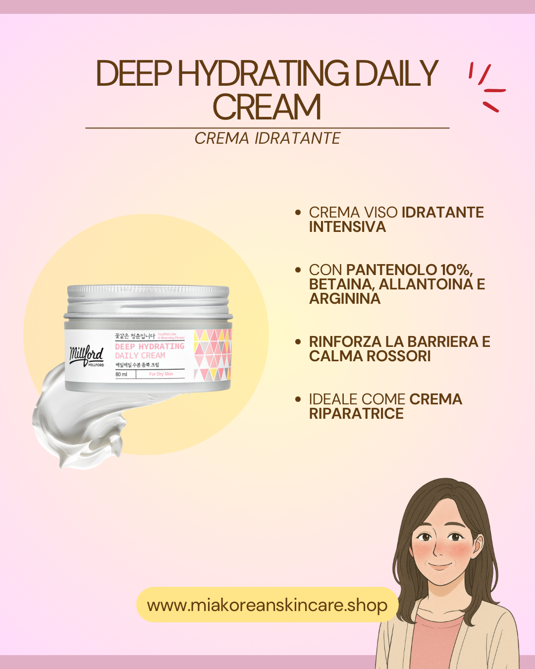 MILLFORD CREMA VISO IDRATANTE RIPARATRICE