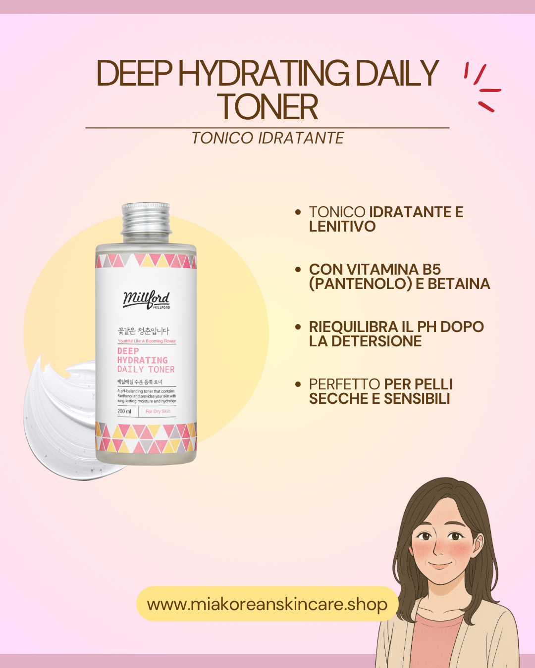 MILLFORD TONICO VISO IDRATANTE