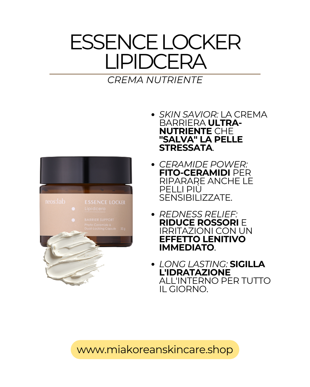 NEOS LAB - Crema viso idratante antiage 50 gr