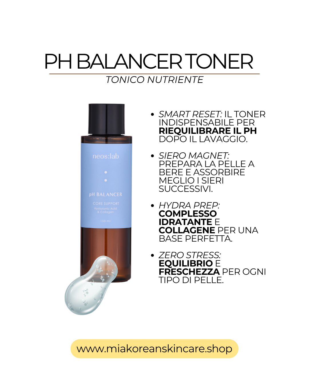 NEOS LAB - Tonico viso "balancer" riequilibrante 150 ml