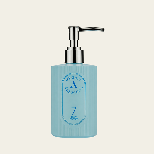 ALLMASIL - Gel doccia vegano con ceramidi BABY POWDER 300 ml