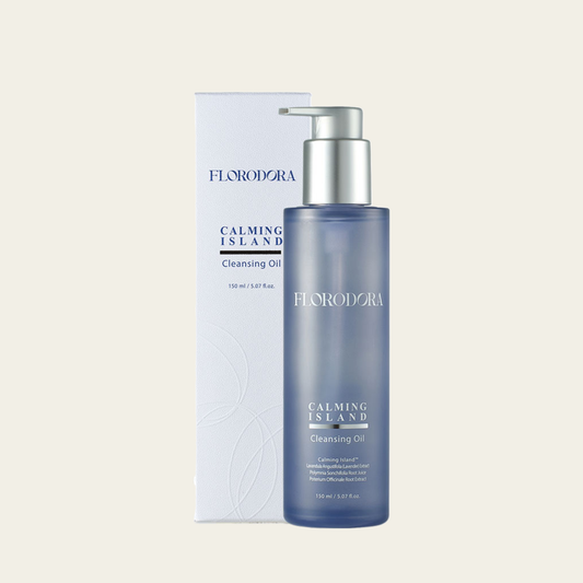 CALMING ISLAND BY FLORODORA - Detergente olio VEGANO per il viso effetto rinfrescante 150 m